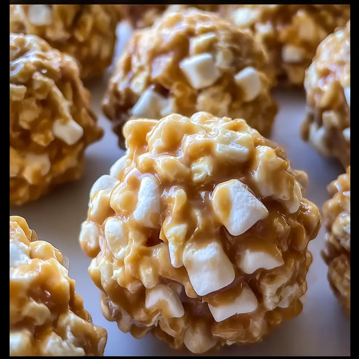 Peanut Butter Popcorn Balls