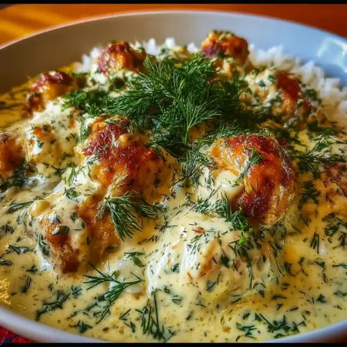 Turkish Chicken with Creamy White Sauce