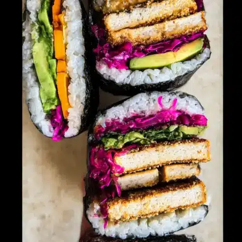 Onigirazu (sushi sandwich)