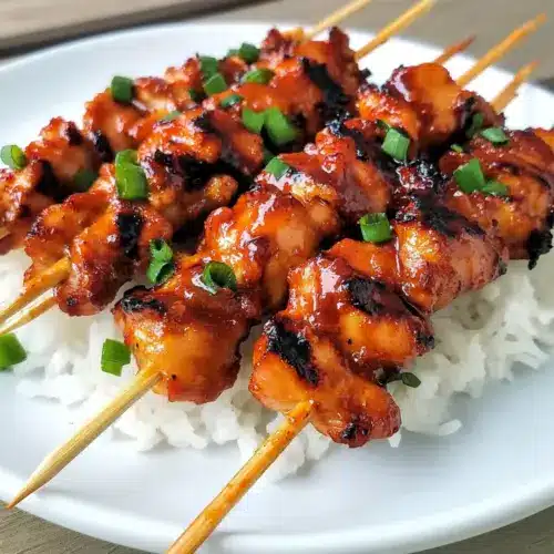 Korean Chicken Skewers
