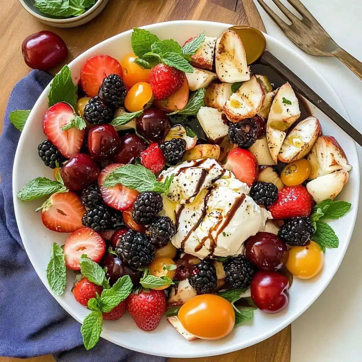 Burrata Berry Salad Recipe