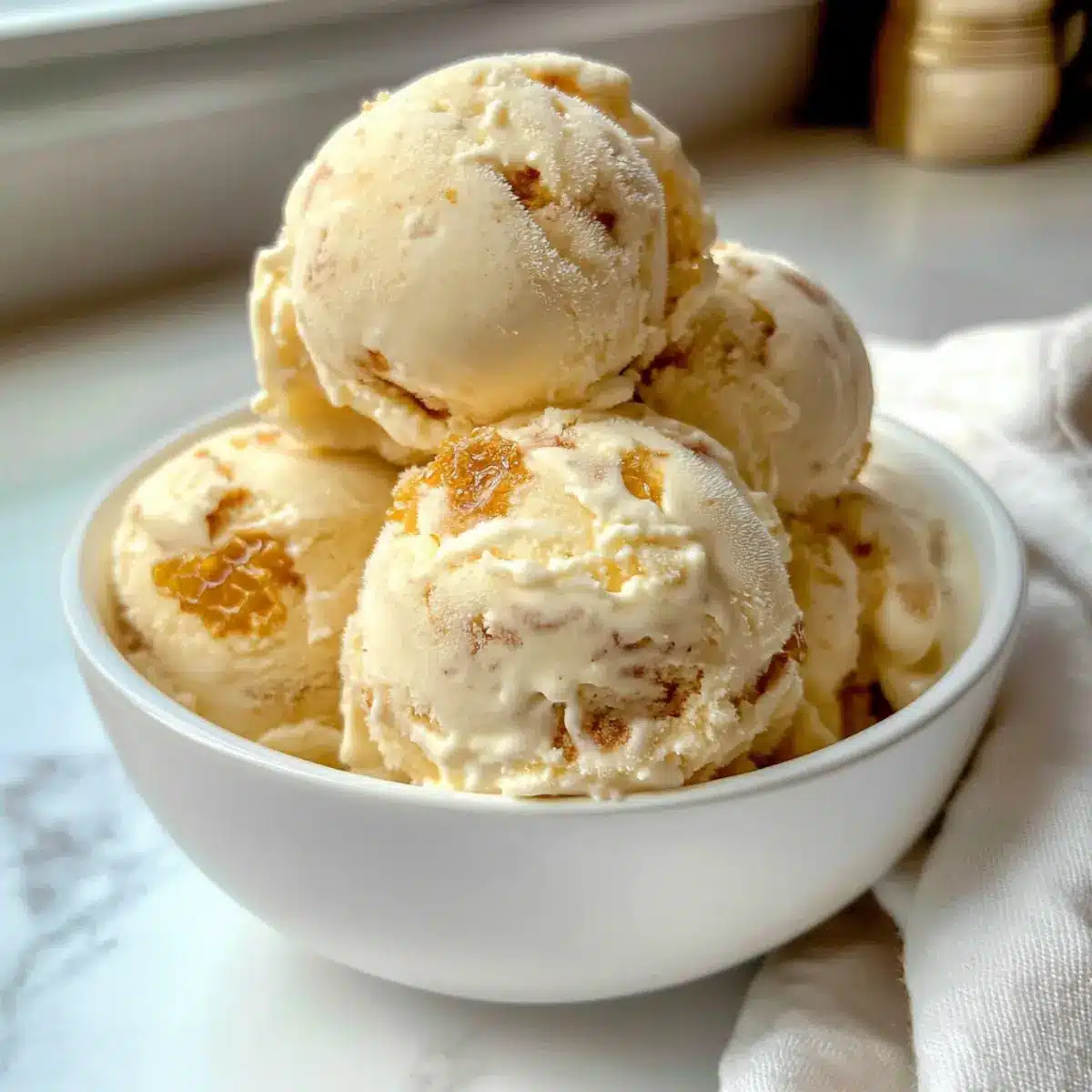Honeycomb Ice Cream