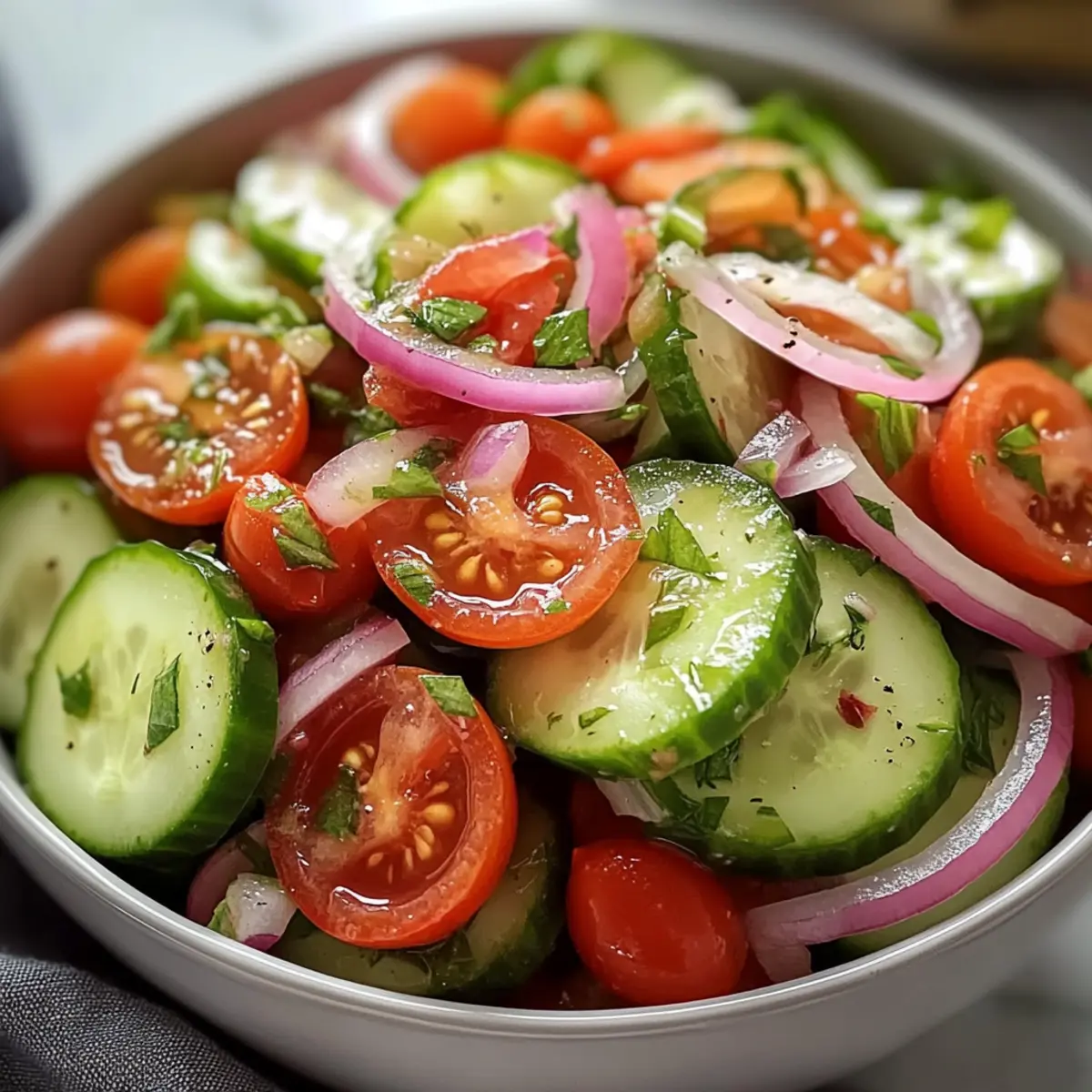 Cucumber Tomato Salad